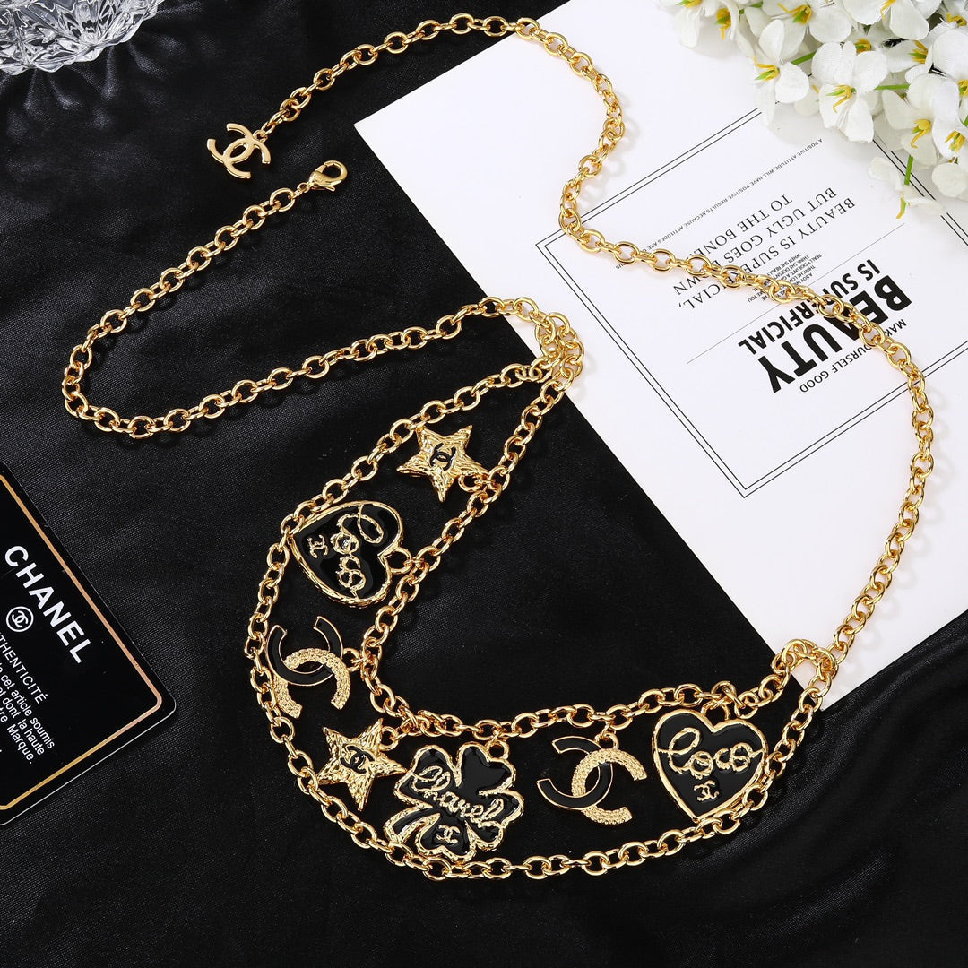 CHANEL 25S GOLD CHAIN BELT 611795